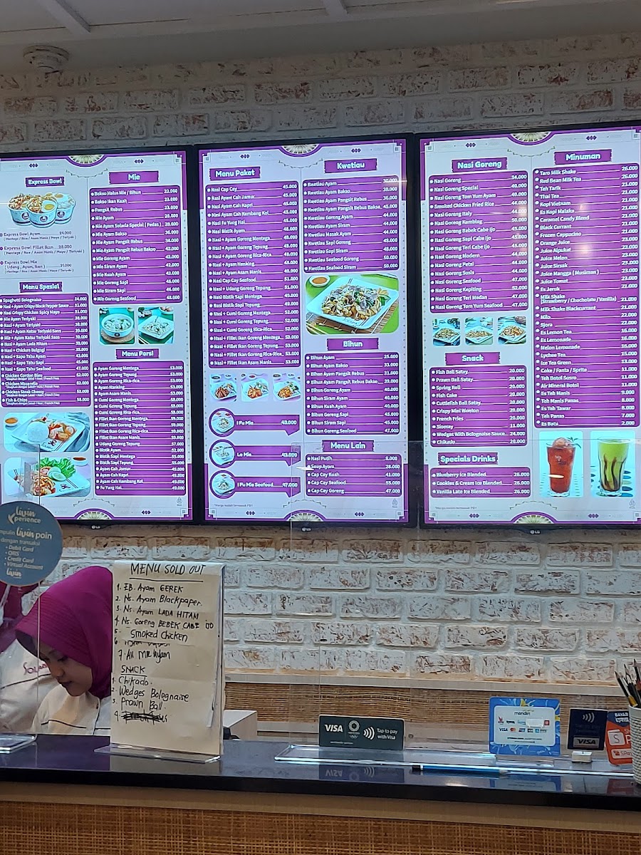 Menu Solaria - Mall Ska-7